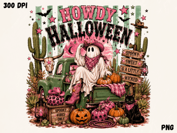 Download Howdy Halloween PNG, Western Ghost Summe - Halloween Collection