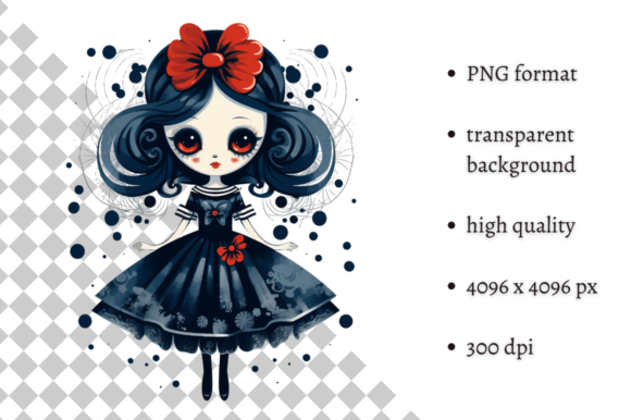 Download Cute Halloween Doll PNG Clipart - Doll Collection