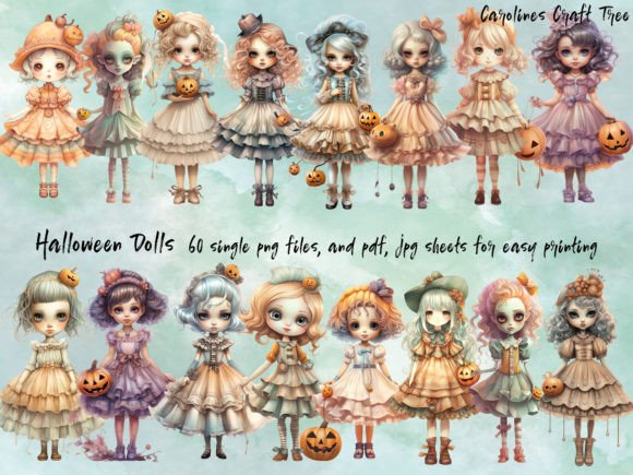 Download Halloween Doll Cutouts - Doll Collection