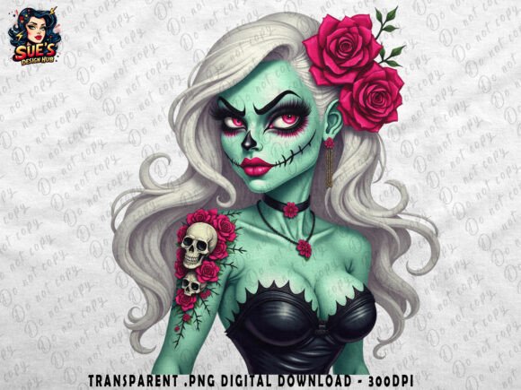 Download Gothic Pin-Up Zombie Girl | Halloween - Halloween Collection