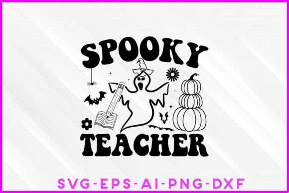Download Spooky Teacher Halloween Design Tee - Halloween Collection