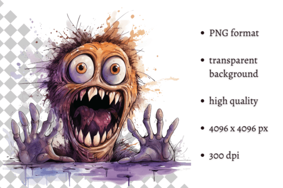 Download Purple Halloween Zombie PNG Clipart - Halloween Collection