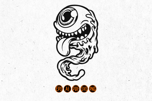 Download Halloween Character One Eye Monster Logo - Halloween Collection