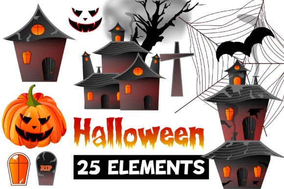 Download Halloween Haunted PNG Clipart Bundle - Halloween Collection