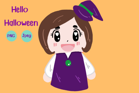 Download Hello Halloween Little Witch Doll - Doll Collection