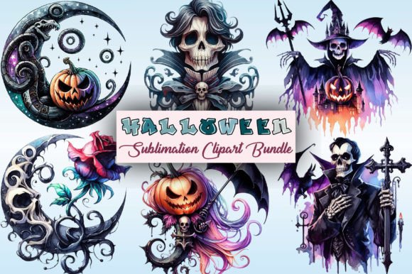 Download Gothic Halloween Sublimation Clipart - Halloween Collection