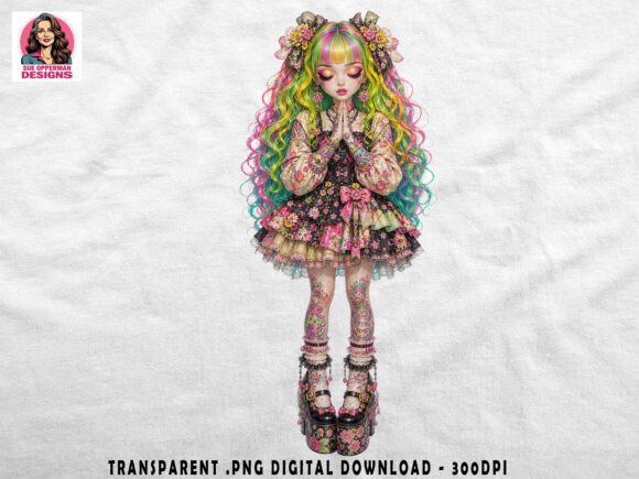 Download Rainbow Fairy Kei Kawaii Doll Art - Doll Collection