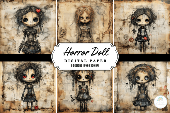 Download Halloween Horror Doll Background - Doll Collection