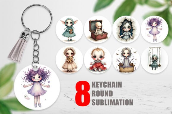 Download Keychain Haunted Doll Spirits - Doll Collection