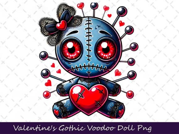 Download Valentine's Gothic Dark Voodoo Doll - Doll Collection