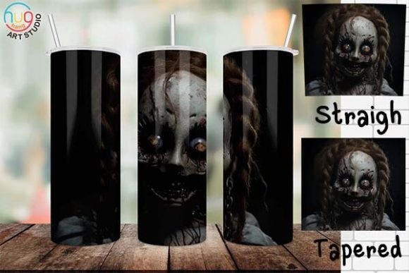 Download Halloween Scary Doll Tumbler,Creepy Doll - Doll Collection