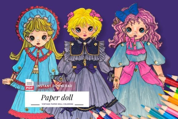 Download Children Paper Doll Coloring Pages - Doll Collection