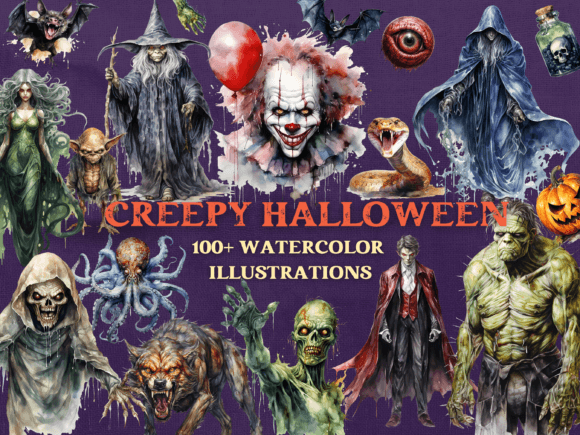 Download Creepy Halloween Clipart, 100+ Designs - Halloween Collection