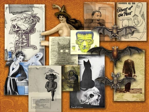 Download Halloween Graphics Vintage Art - Halloween Collection