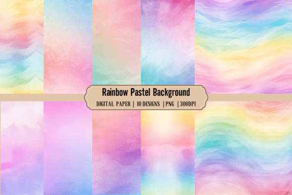 Download Rainbow Pastel Backgrounds | Paper Rainbow - Premium Resources