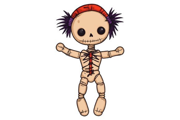 Download Gothic Voodoo Doll Illustration Png - Doll Collection