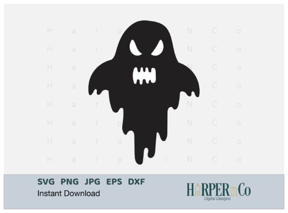 Download Halloween Ghost SVG, Spooky Scary PNG 3 - Halloween Collection