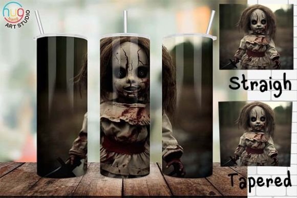 Download Halloween Scary Doll Tumbler,Creepy Doll - Doll Collection
