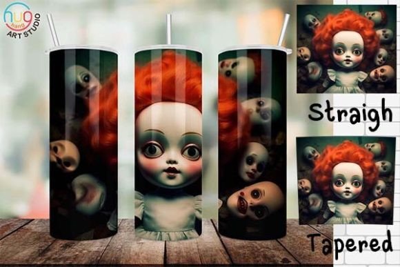 Download Halloween Scary Doll Tumbler,Creepy Doll - Doll Collection