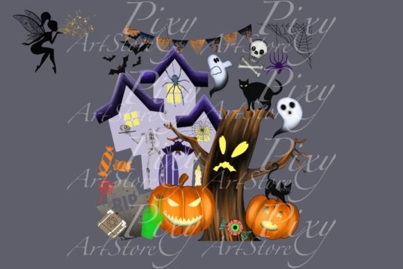 Download 23 PNG Halloween Clipart, Spooky Clipart - Halloween Collection