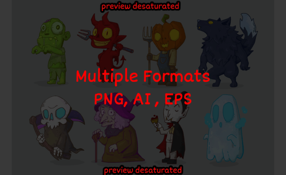 Download Hand Drawn Halloween Character Collectio - Halloween Collection