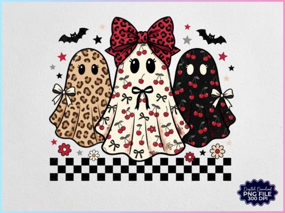 Download Preppy Halloween Berry Ghost PNG - Halloween Collection