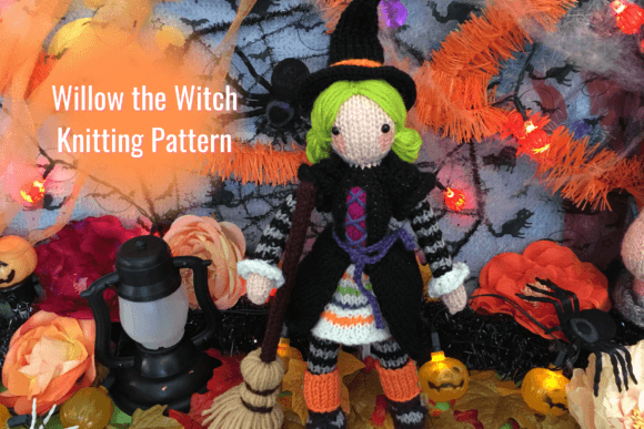 Download Willow the Witch Doll Knitted Pattern - Doll Collection