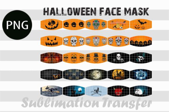 Download Halloween Face Mask Designs 25 Bundle - Halloween Collection