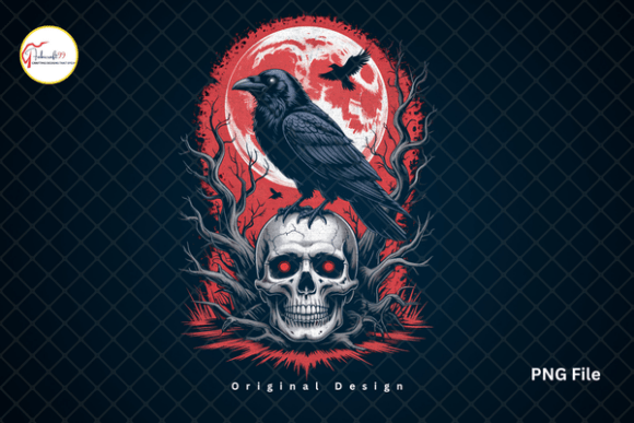 Download Gothic Raven Skull PNG, Halloween PNG - Halloween Collection